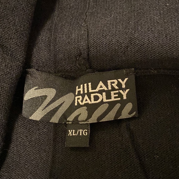 Black long sleeve knit cardigan - Picture 3 of 4